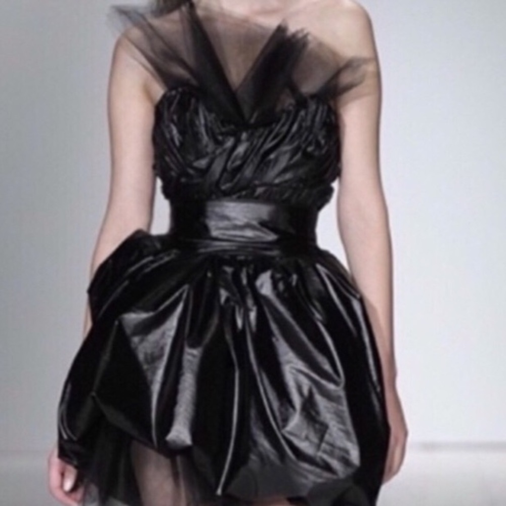 Alicia Czarniecka Mini Dress Taffeta RARE Small